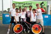 Proud winners of our annual schools Bike Polo Tournament