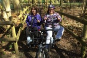 Take a friend for a ride on our ‘side-by-side’ trike