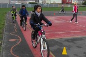 Learning the basics of safe cycling